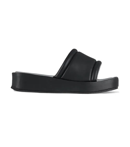 Andreanna Platform Sandals Black