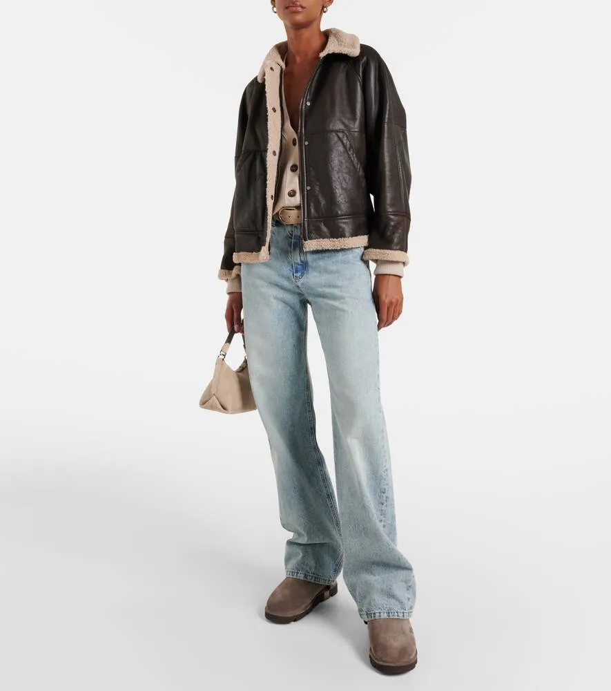 Brunello Cucinelli Monili shearling-lined suede boots