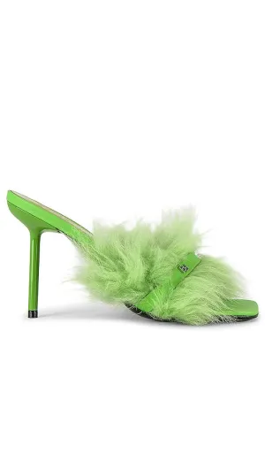 BY FAR Kenny Heel in Green