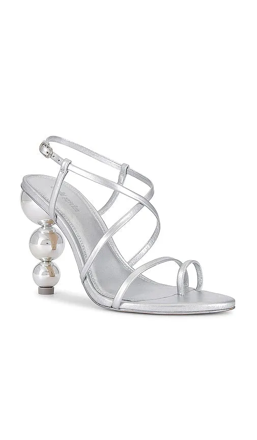 Cult Gaia Robyn Sandal in Metallic Silver