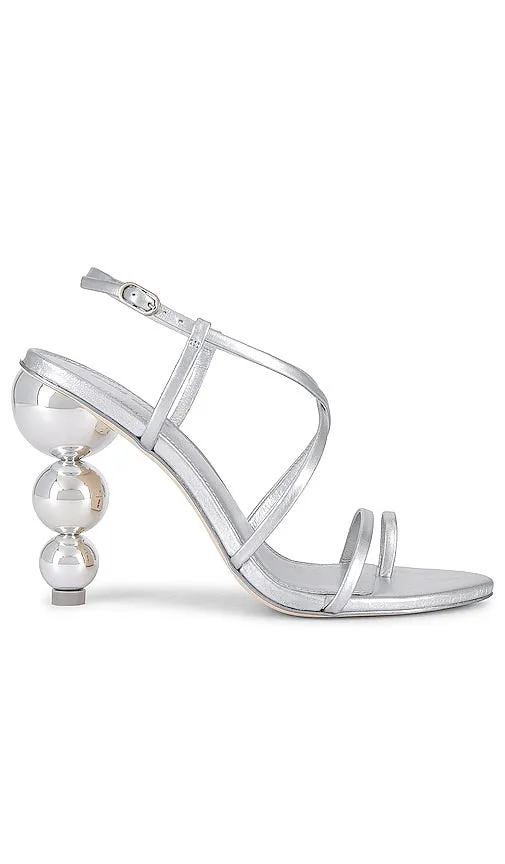 Cult Gaia Robyn Sandal in Metallic Silver