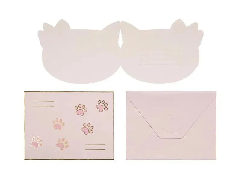 Invitations Kittens, 13 x 10cm, mix