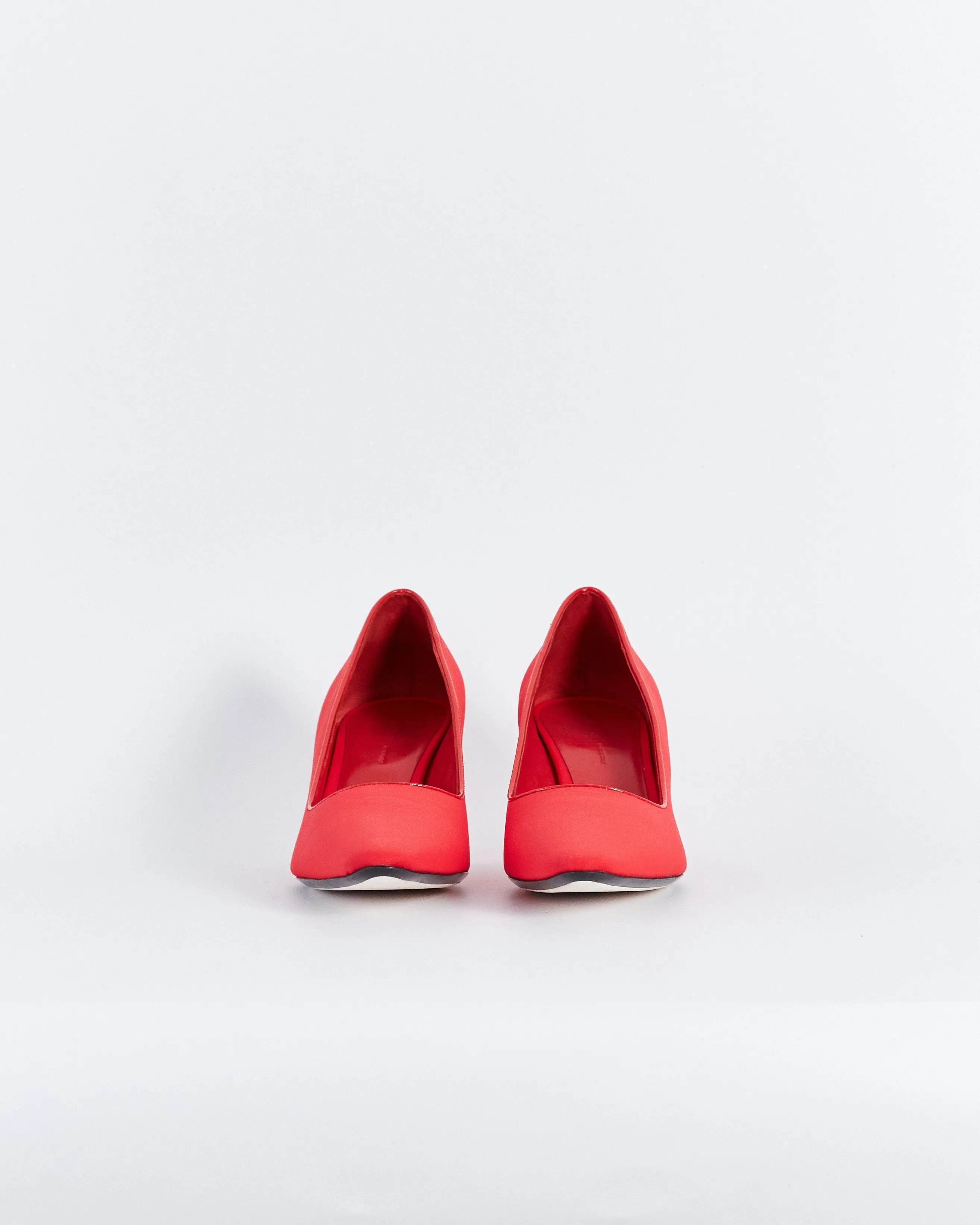Khaite 'forli' kitten heel pumps, red, 40
