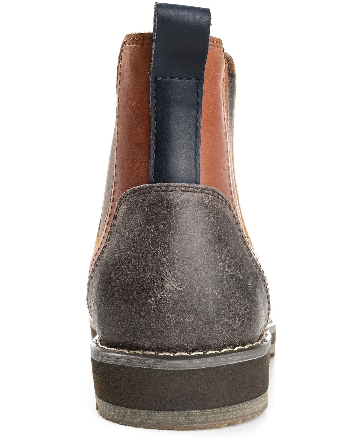 Men's Chelsea boots holloway cap toe Territory, brown