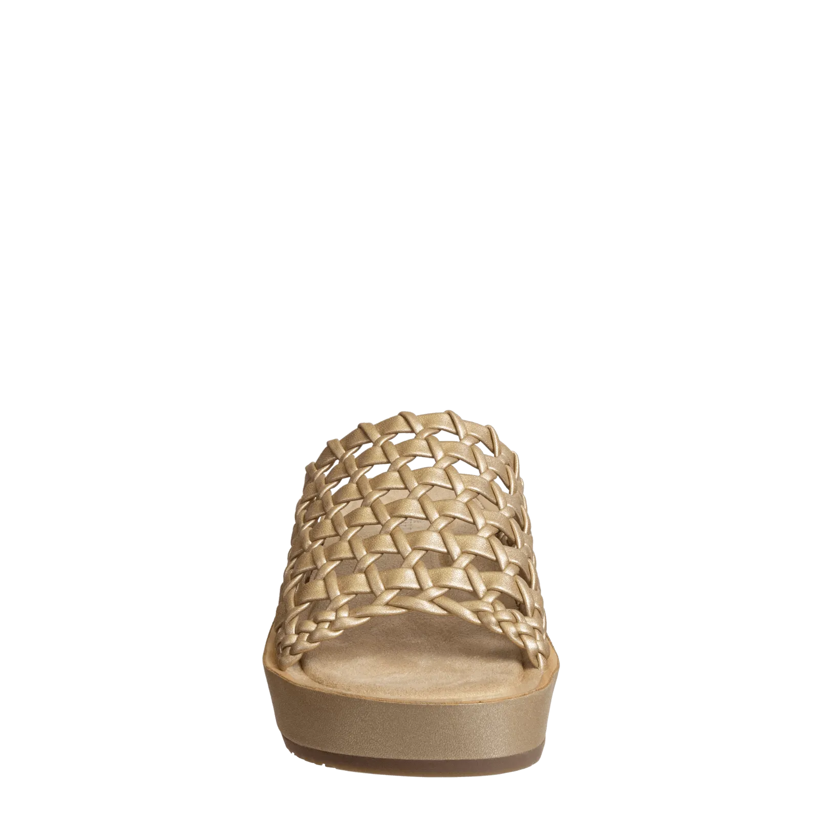 NAKED FEET - CYPRUS in GOLD Platform Sandals