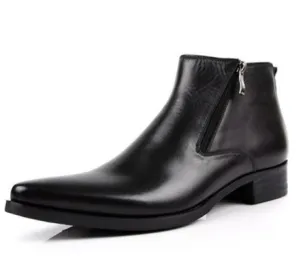 PJCMG New cowhide boots