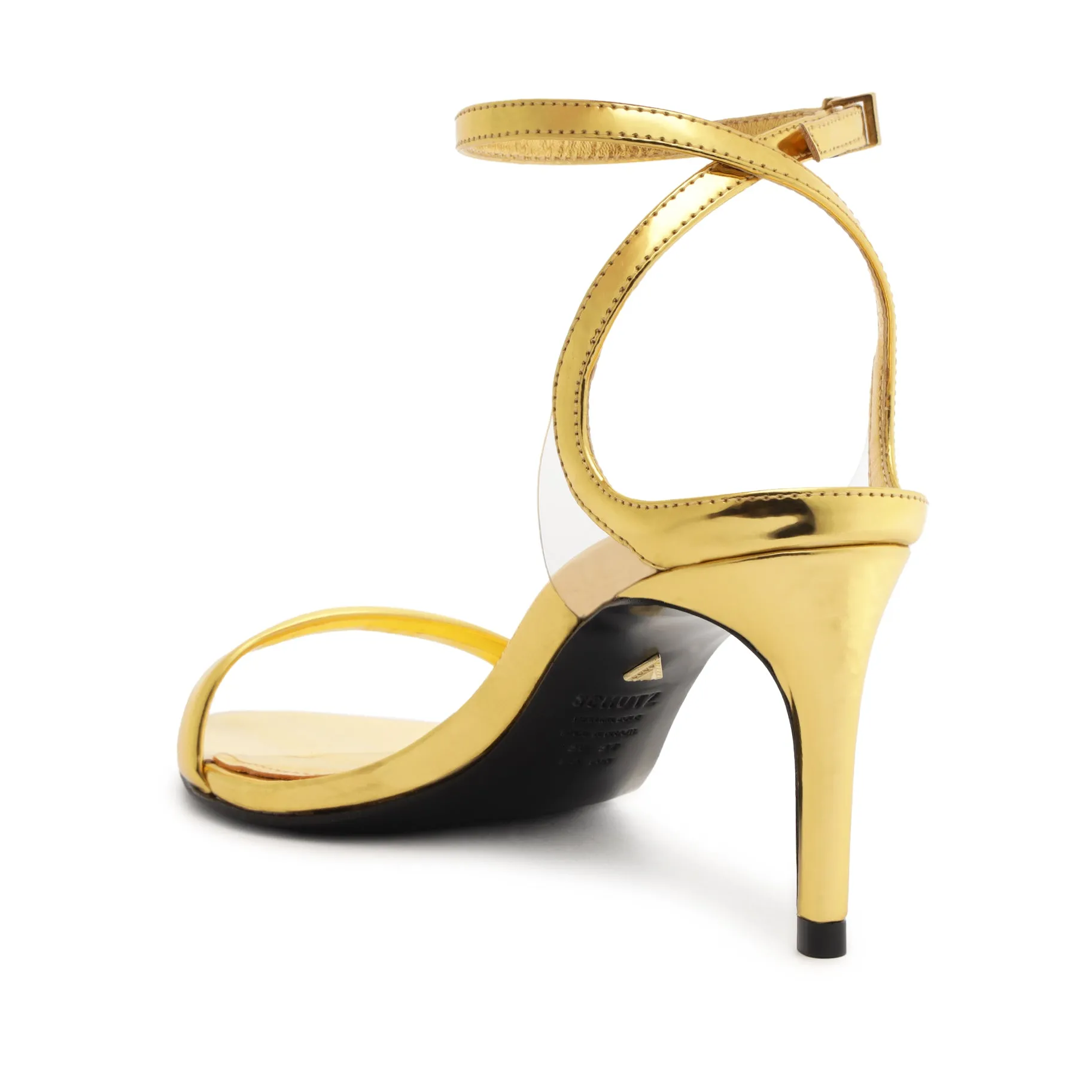 Skye Mid Stiletto Specchio Leather Sandal