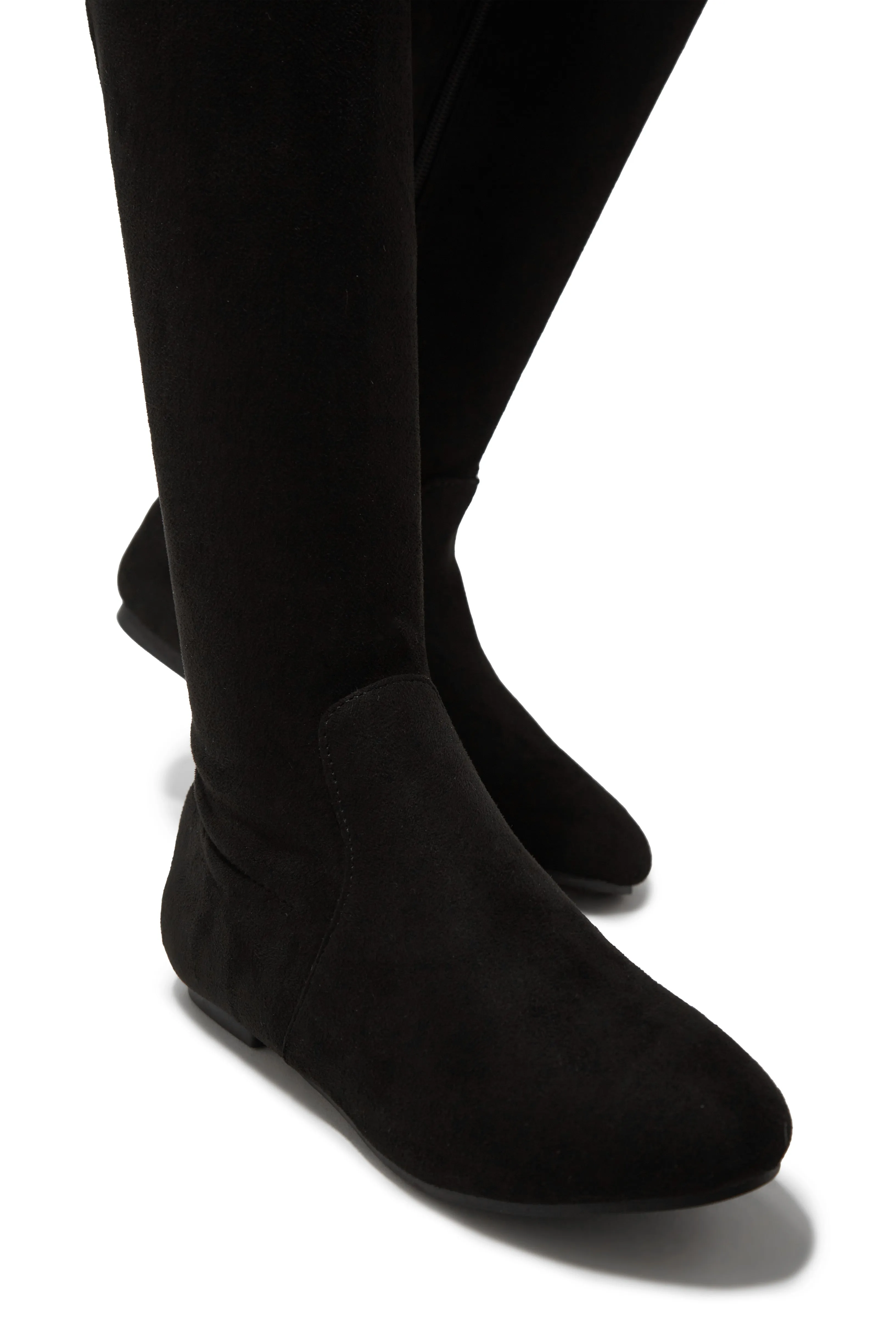 Strut & Slay Over The Knee Boots - Black