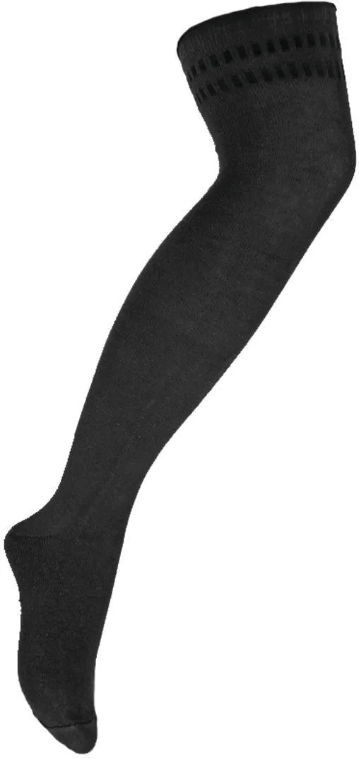 Zeta Solid Color Cotton Over The Knee Socks (Women's)